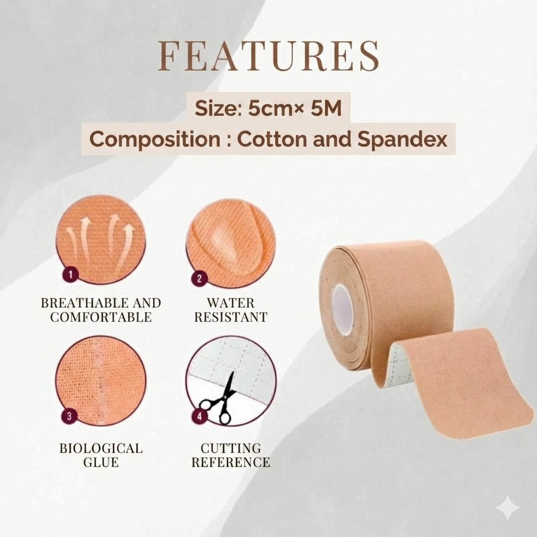 Buy 2 Get 1 Free Lifting Effect Tape Facial Care 5 Meters Anti-Wrinkle Tape  Free Shipping